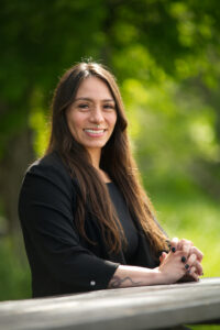 Portrait of Chenoa Sandoval, founder of Earth Maid cleaning services